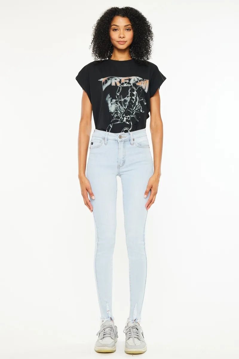 Kancan High Rise Super Skinny Jeans - AMVIM