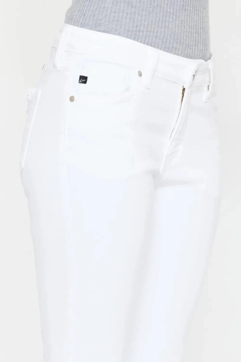 Kancan Mid Rise Ankle Skinny Jeans - AMVIM