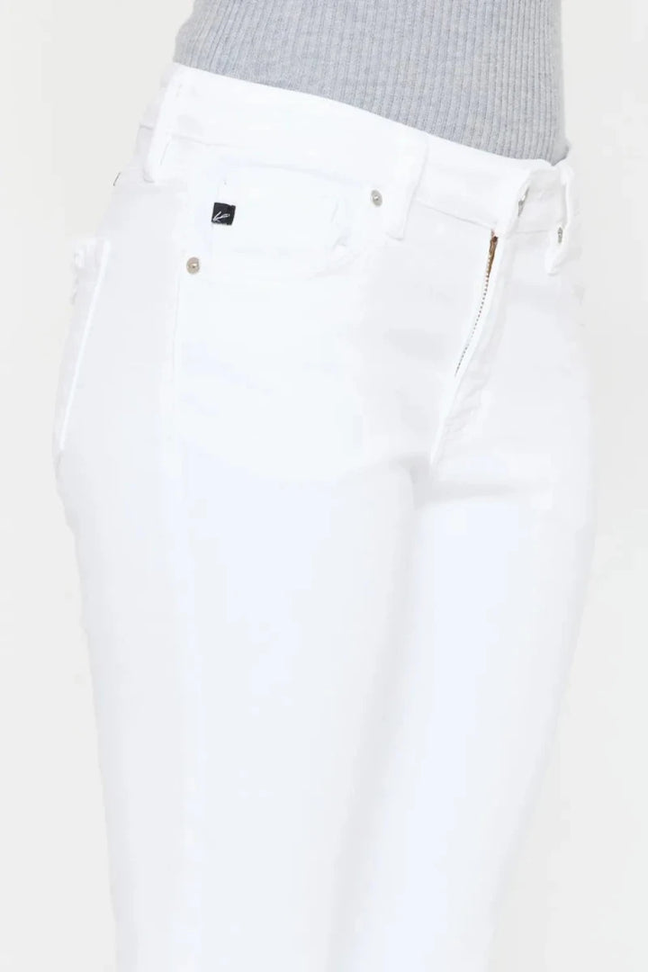 Kancan Mid Rise Ankle Skinny Jeans - AMVIM