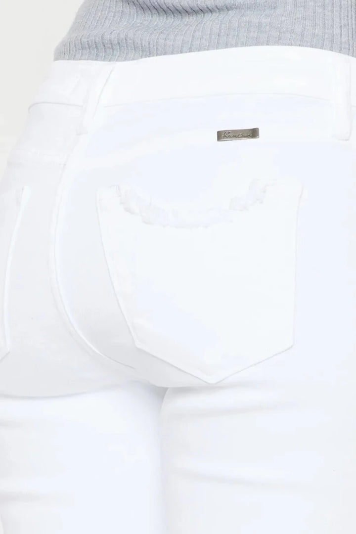 Kancan Mid Rise Ankle Skinny Jeans - AMVIM