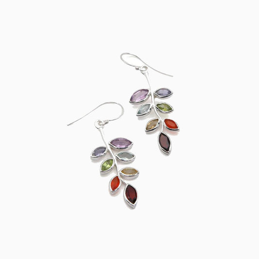 Leaf Shape Alloy Earrings - AMVIM