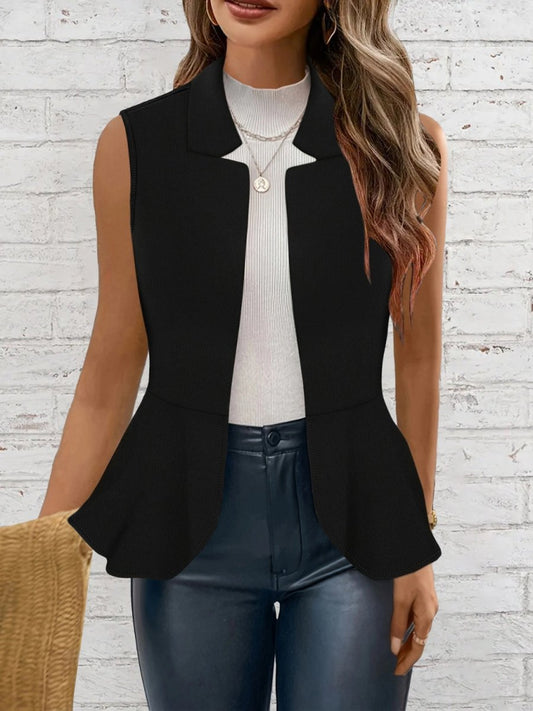 Open Front Vest Coat - AMVIM