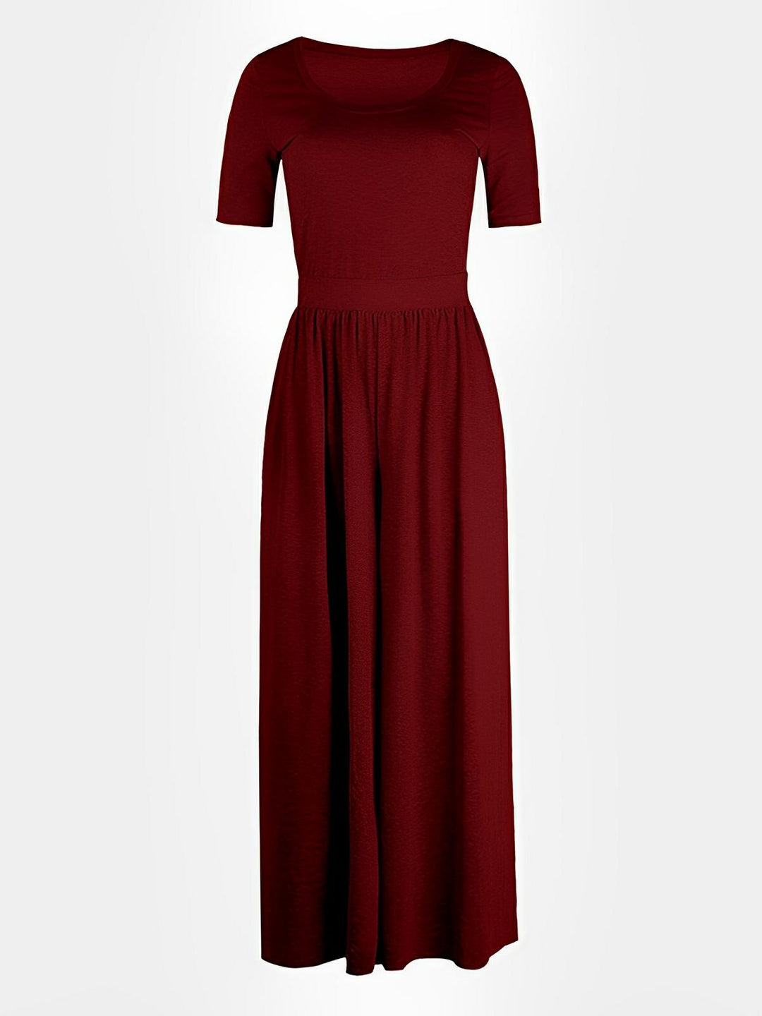 [Preorder] Scoop Neck Short Sleeve Jumpsuit [Est Ship 07/02/24] - AMVIM