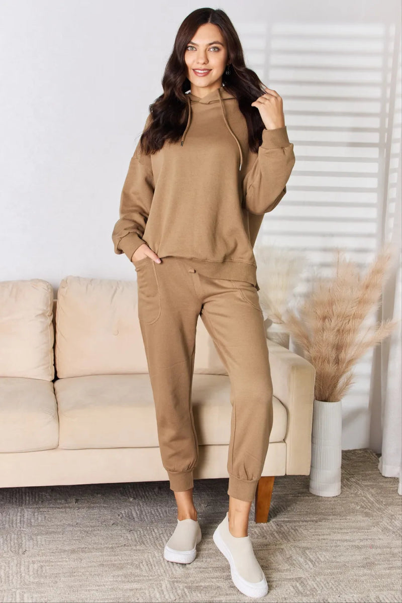 Relaxed high - rise joggers with side pockets - AMVIM