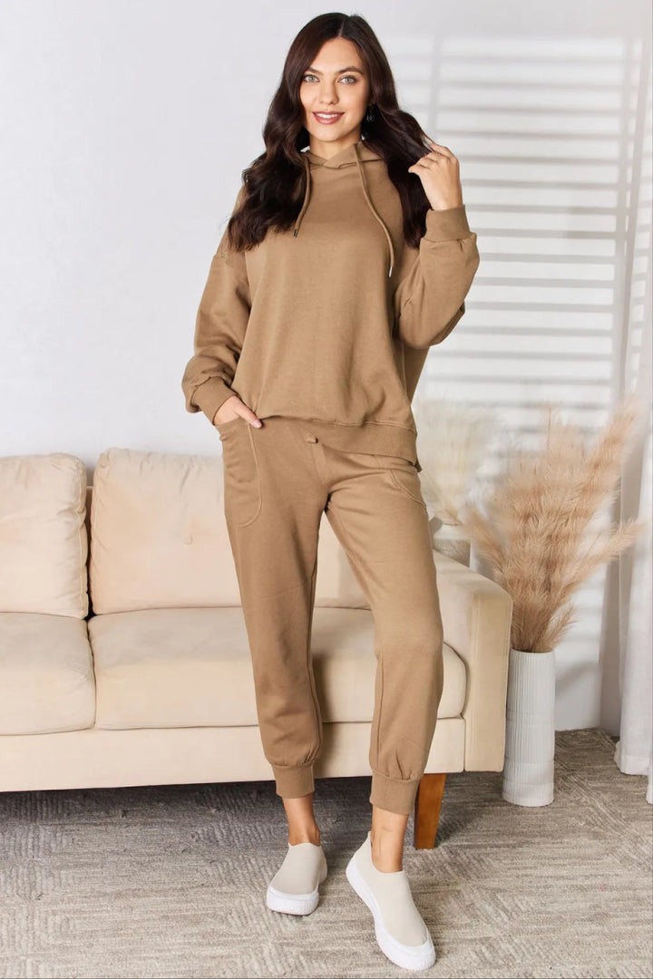 Relaxed high - rise joggers with side pockets - AMVIM