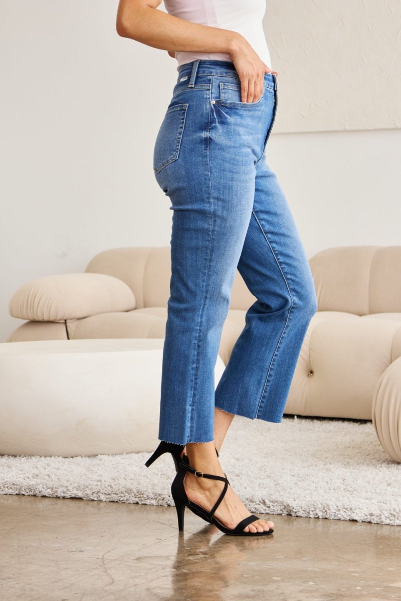 RFM Mini Mia Full Size Tummy Control High Waist Jeans - AMVIM