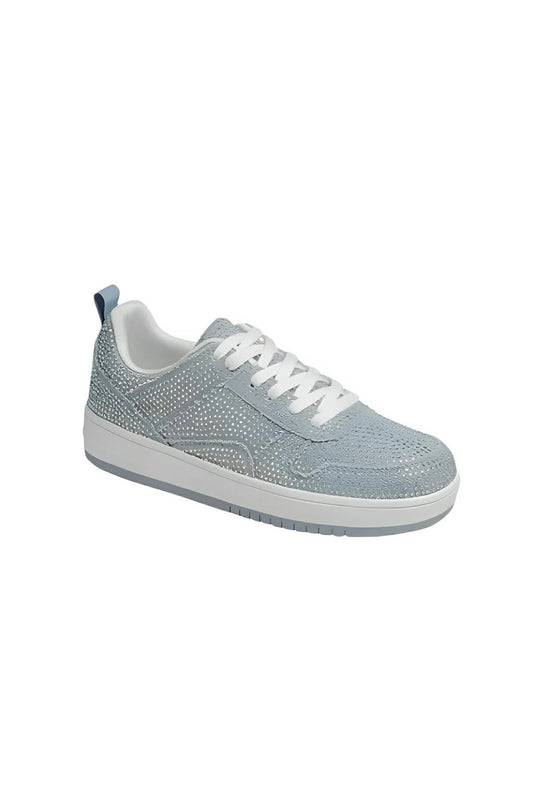 Rhinestone platform flat sneakers with 1.3 - inch heel height - AMVIM