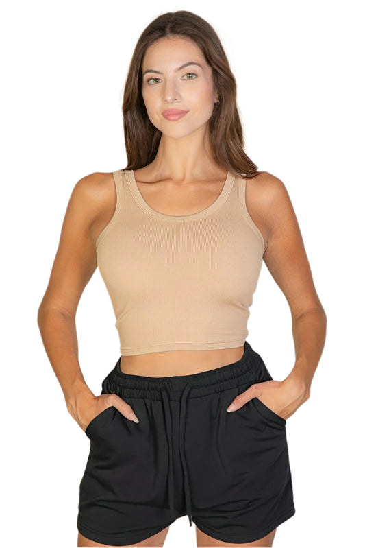 Ribbed Tank Top - AMVIM