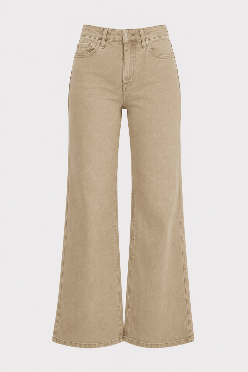 RISEN Full Size Tummy Control High Rise Wide Leg Jeans Plus Size - AMVIM