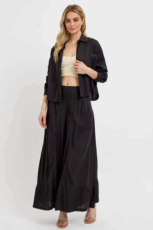 RISEN Long Sleeve Button - Down Shirt - AMVIM