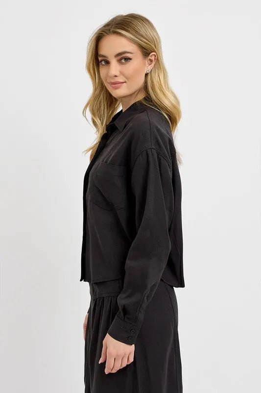 RISEN Long Sleeve Button - Down Shirt - AMVIM