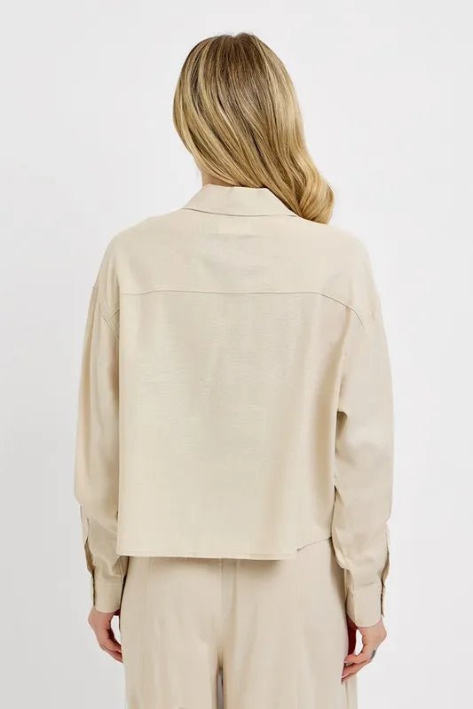 RISEN Long Sleeve Button - Up Shirt - AMVIM