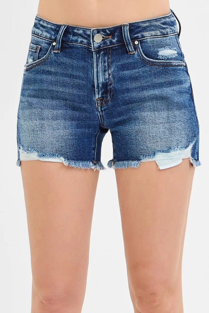 RISEN Low Rise Peekaboo Lining Shorts - AMVIM