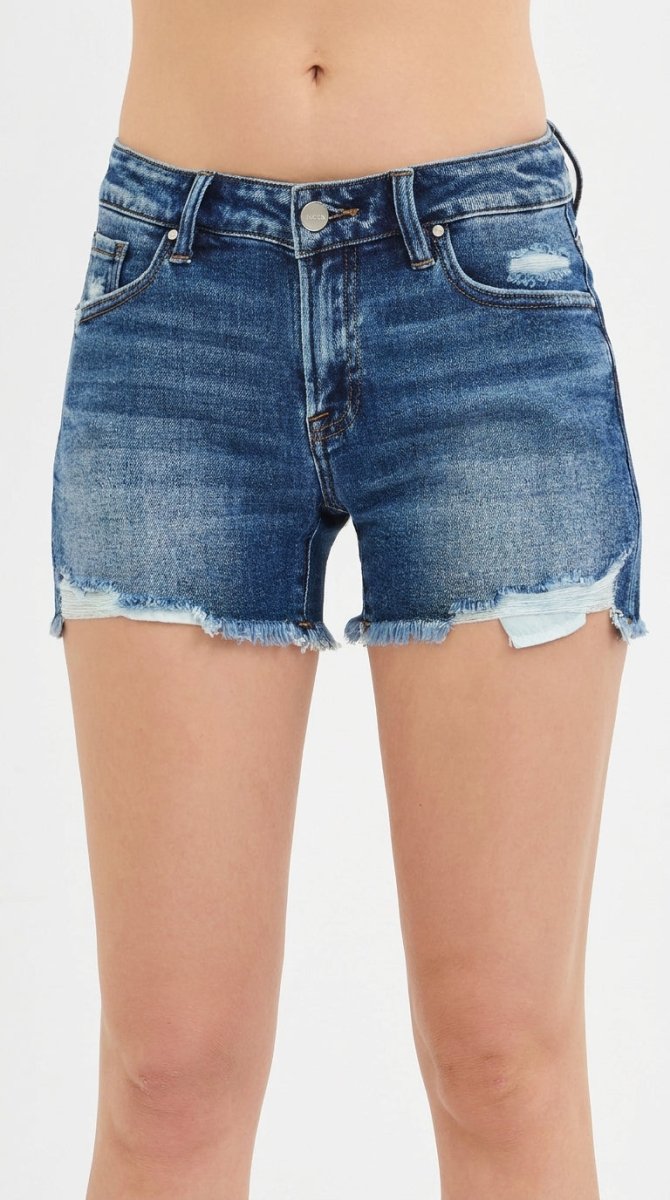 RISEN Low Rise Peekaboo Lining Shorts - AMVIM