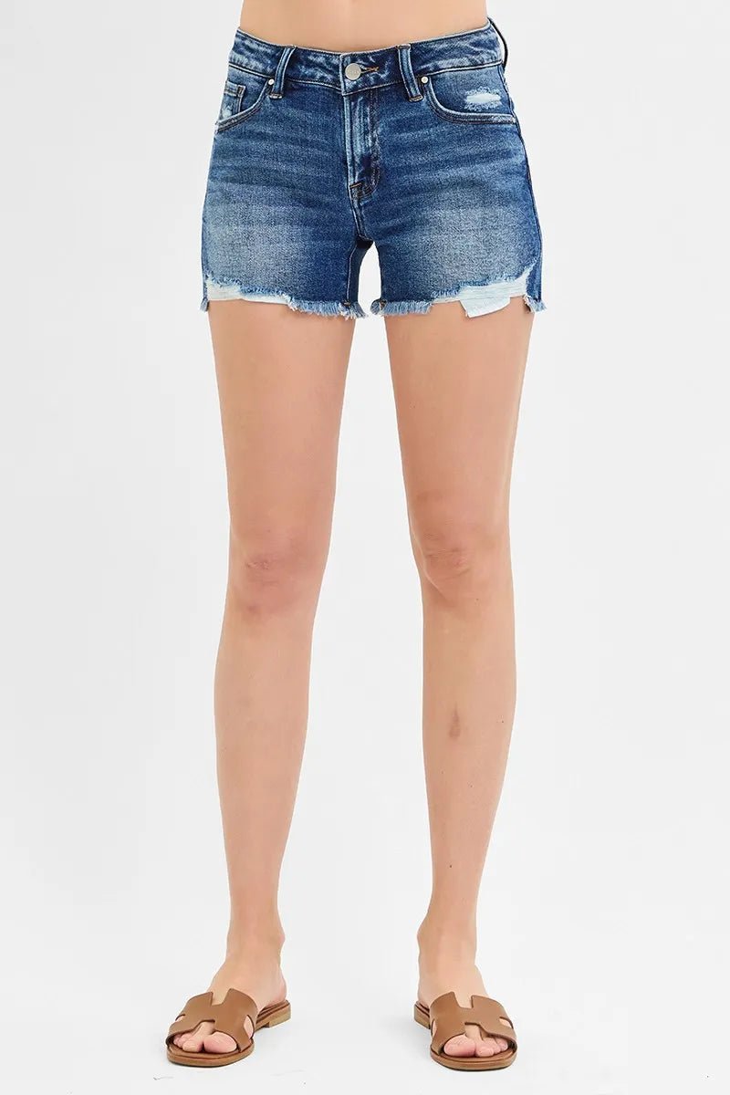 RISEN Low Rise Peekaboo Lining Shorts - AMVIM