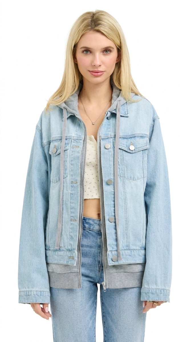 RISEN Oversized Hoodie Jacket - AMVIM