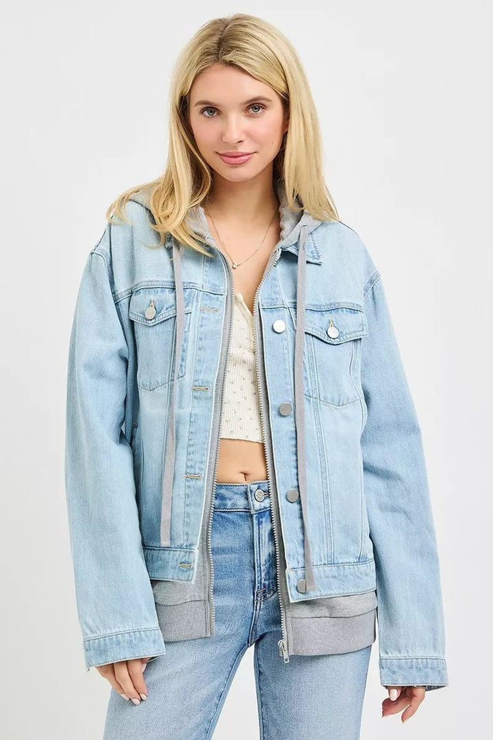 RISEN Oversized Hoodie Jacket - AMVIM