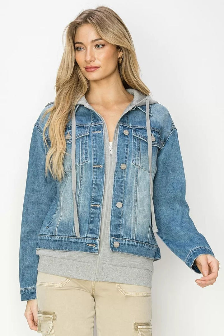 RISEN Oversized Hoodie Jacket - AMVIM
