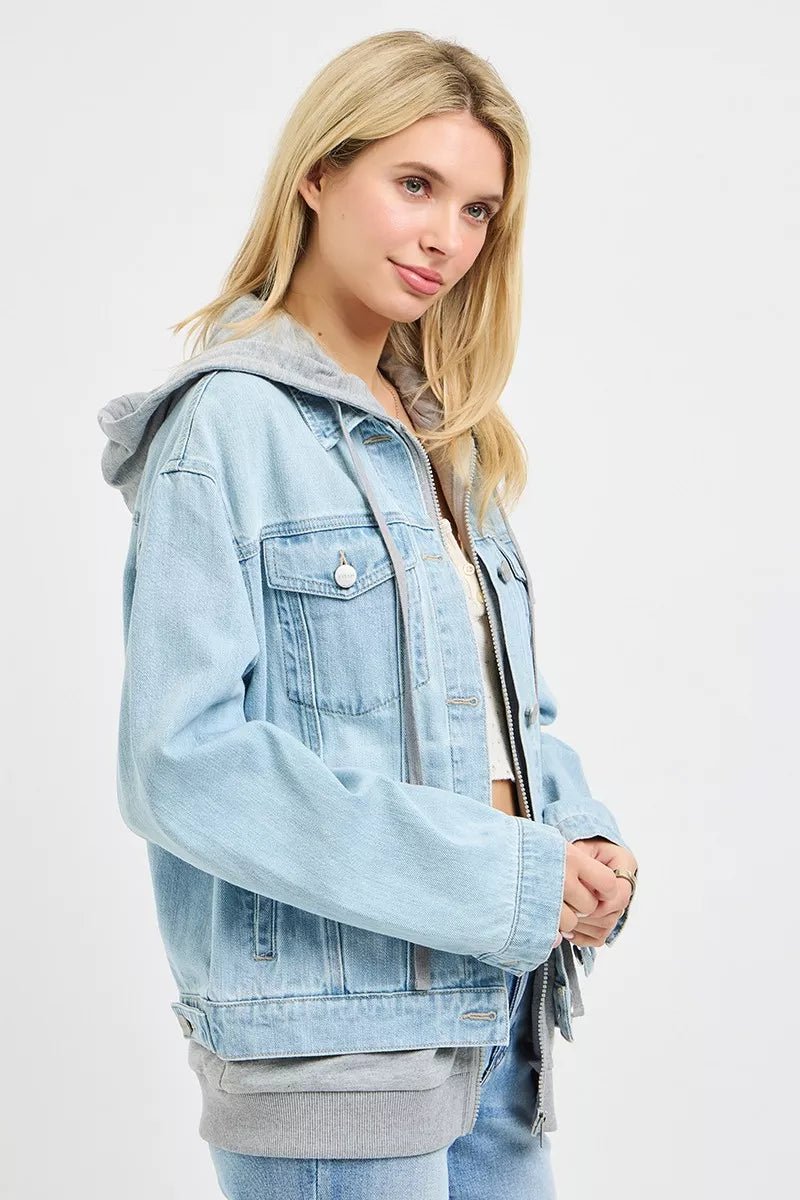 RISEN Oversized Hoodie Jacket - AMVIM