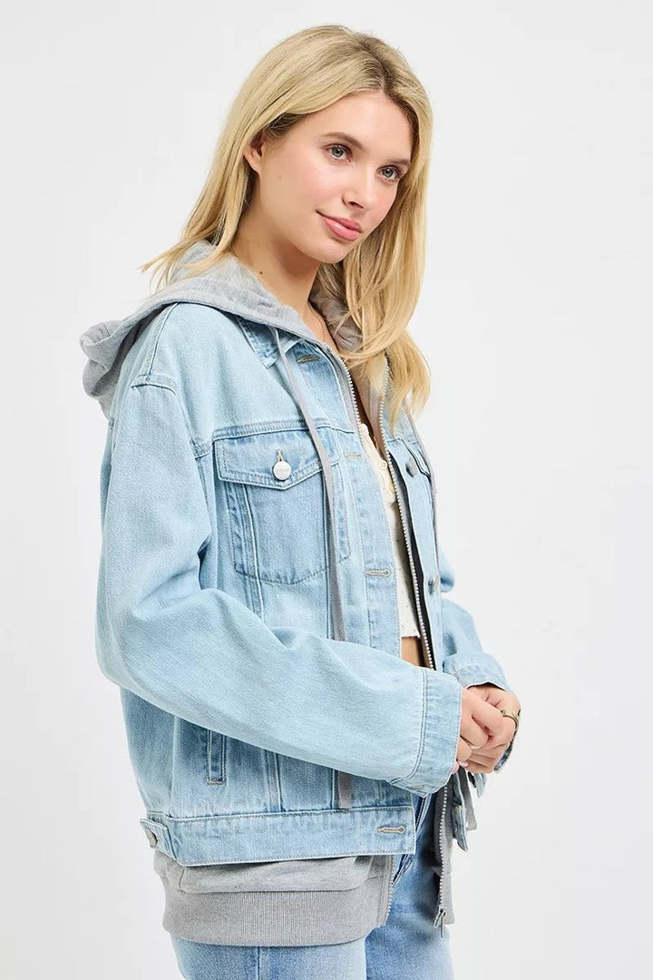 RISEN Oversized Hoodie Jacket - AMVIM