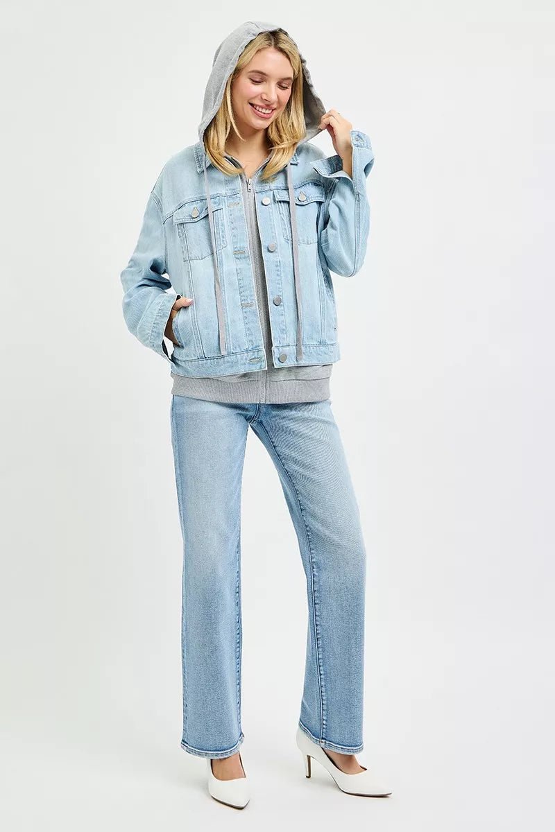 RISEN Oversized Hoodie Jacket - AMVIM