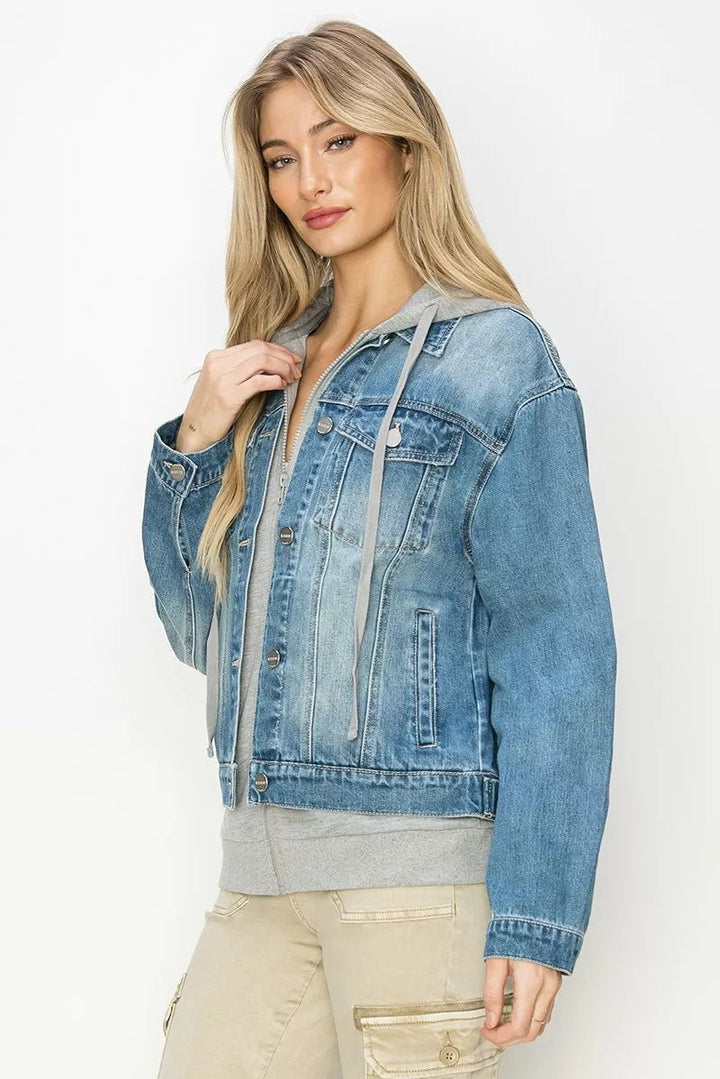 RISEN Oversized Hoodie Jacket - AMVIM