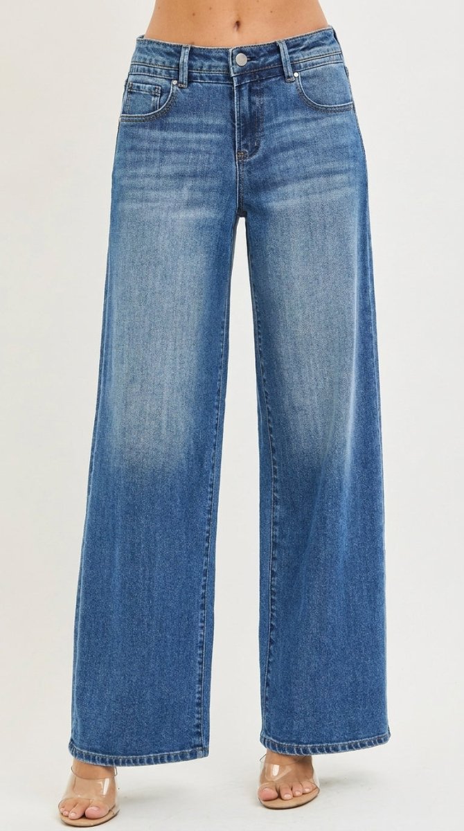 RISEN Slouchy Baggy Jeans with Pockets - AMVIM