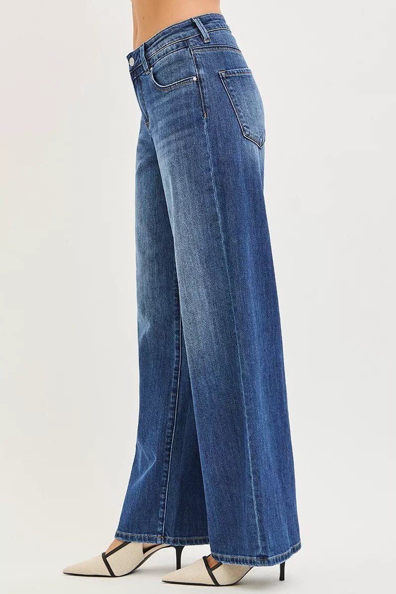 RISEN Slouchy Baggy Jeans with Pockets - AMVIM
