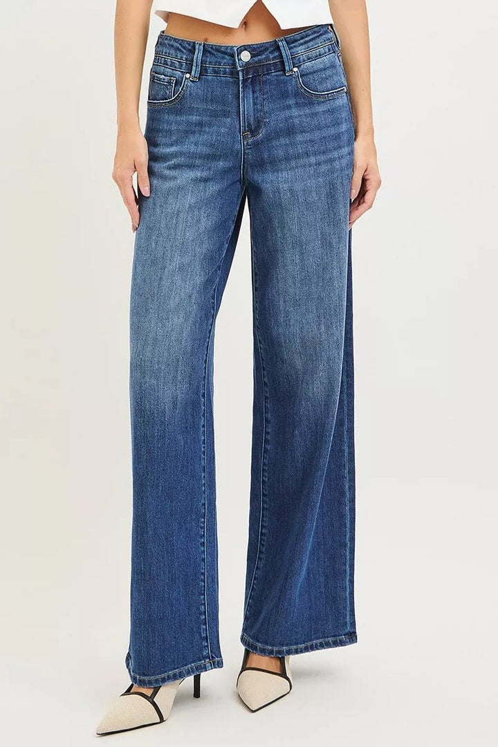 RISEN Slouchy Baggy Jeans with Pockets - AMVIM