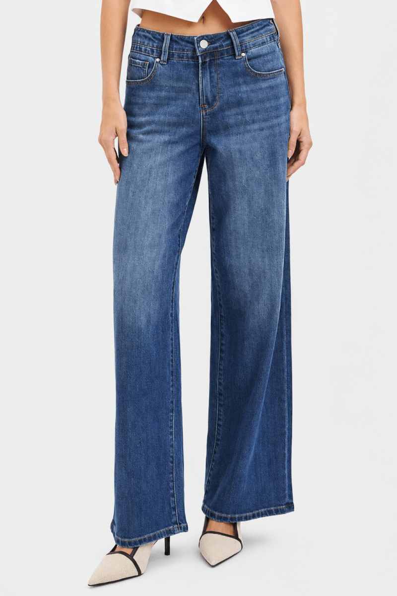 RISEN Slouchy Baggy Jeans with Pockets - AMVIM