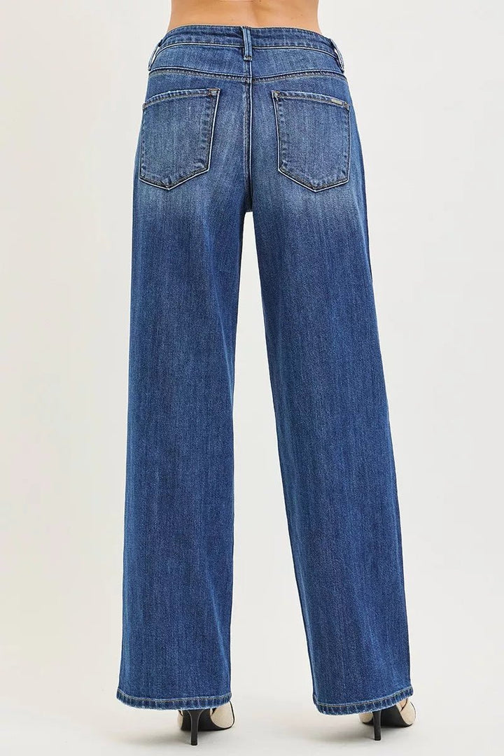RISEN Slouchy Baggy Jeans with Pockets - AMVIM