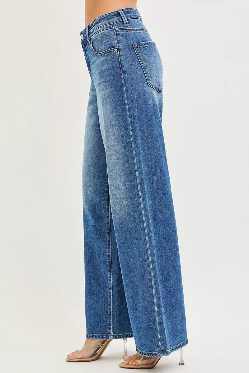 RISEN Slouchy Baggy Jeans with Pockets - AMVIM