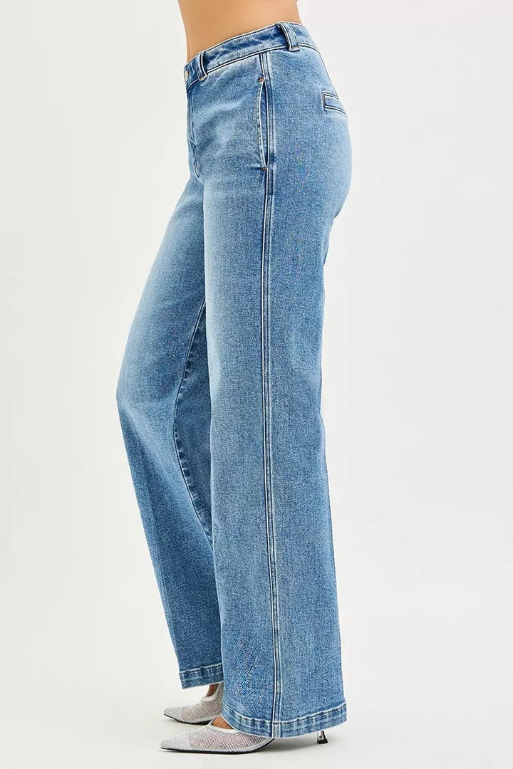 RISEN Slouchy Straight Jeans - AMVIM