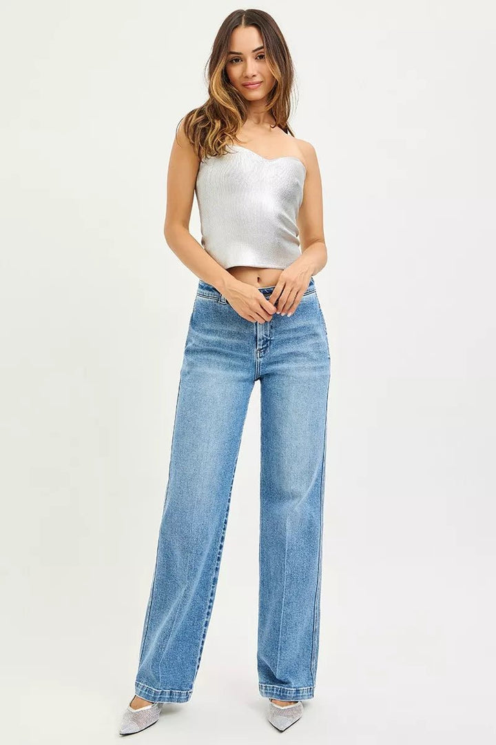 RISEN Slouchy Straight Jeans - AMVIM
