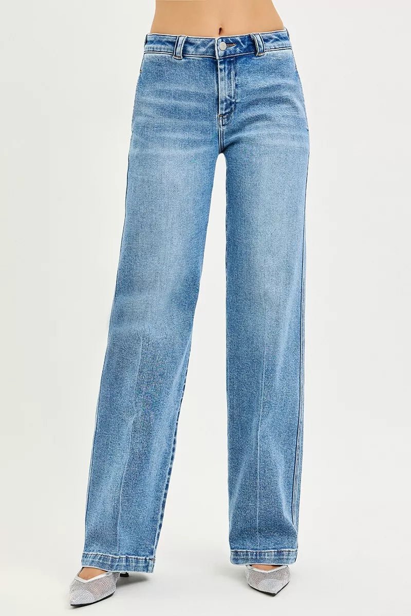 RISEN Slouchy Straight Jeans - AMVIM