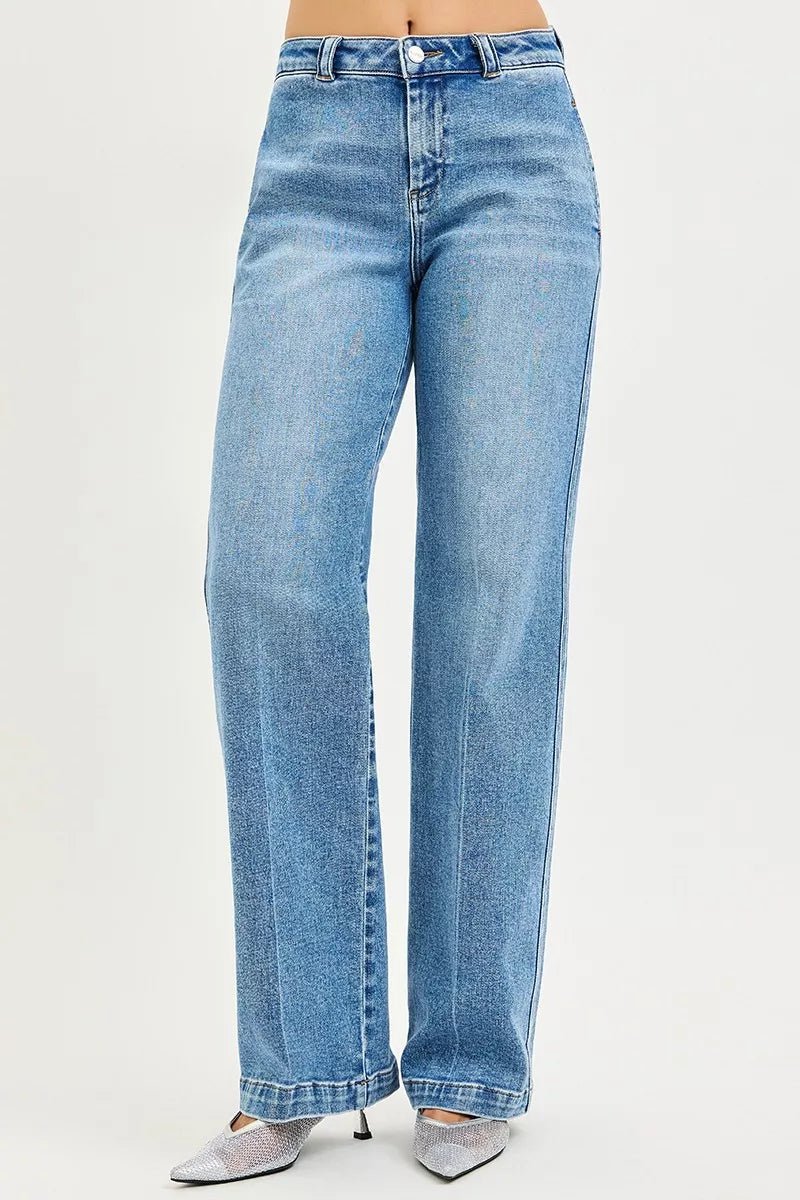 RISEN Slouchy Straight Jeans - AMVIM
