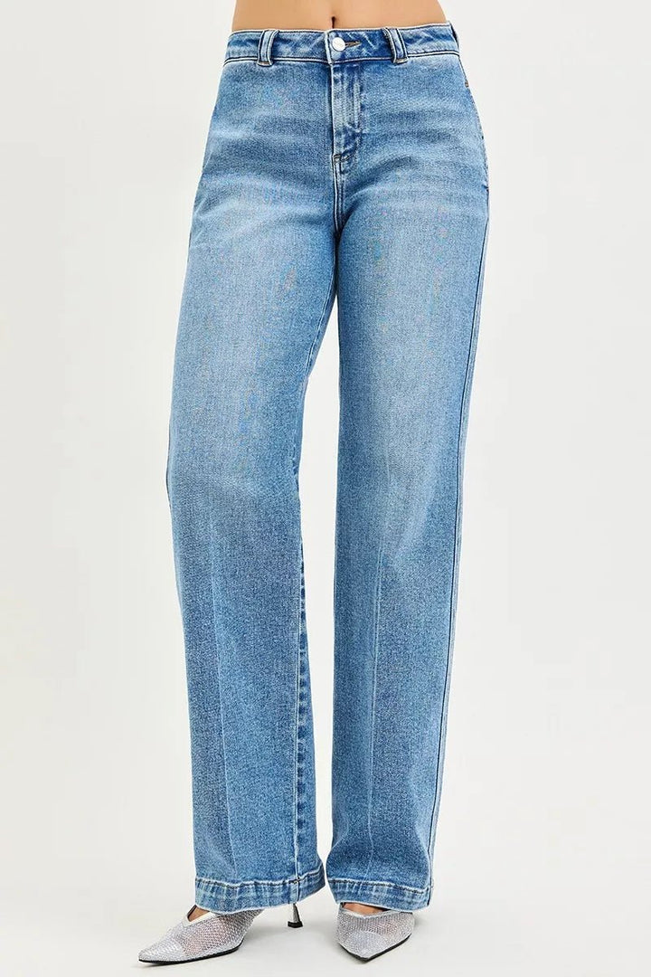 RISEN Slouchy Straight Jeans - AMVIM