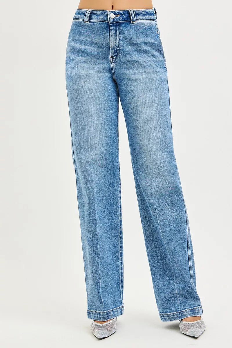 RISEN Slouchy Straight Jeans - AMVIM
