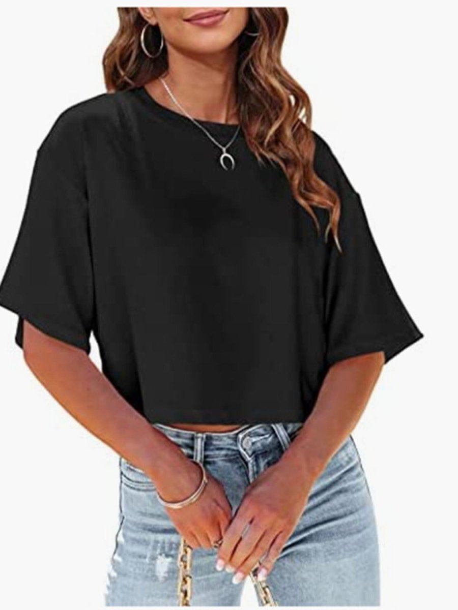 Round Neck Half Sleeve T - Shirt - AMVIM