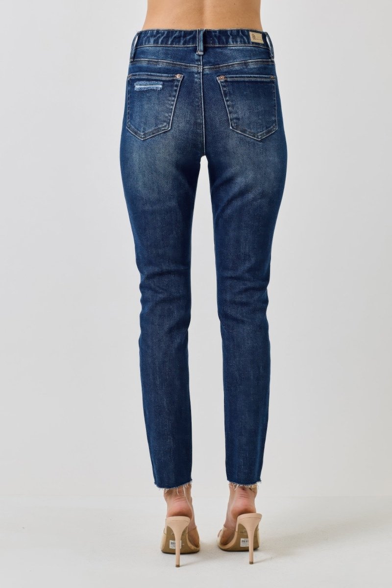 Stretch Denim Jeans – High Waist Skinny Fit - Saige Denim Women&