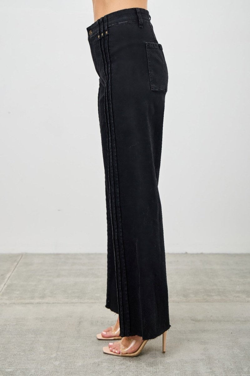 Stretch Denim Jeans – High Waist Straight - Leg Fit - Saige Denim Women&