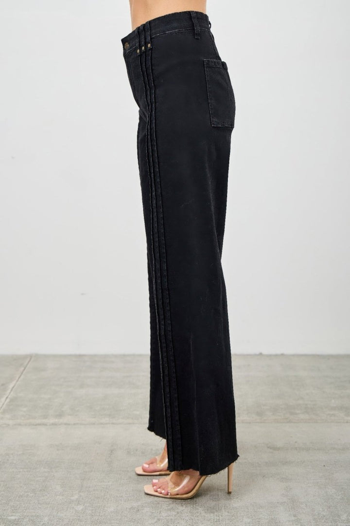 Stretch Denim Jeans – High Waist Straight - Leg Fit - Saige Denim Women&