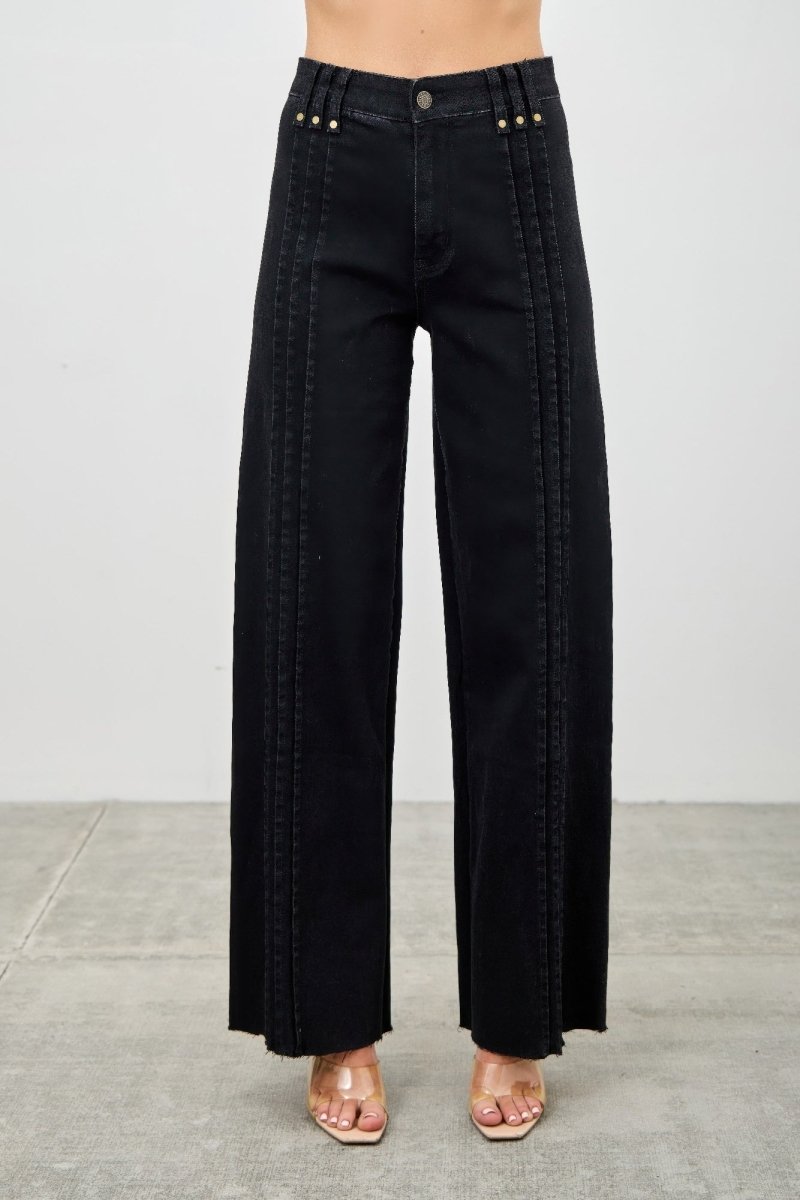 Stretch Denim Jeans – High Waist Straight - Leg Fit - Saige Denim Women&