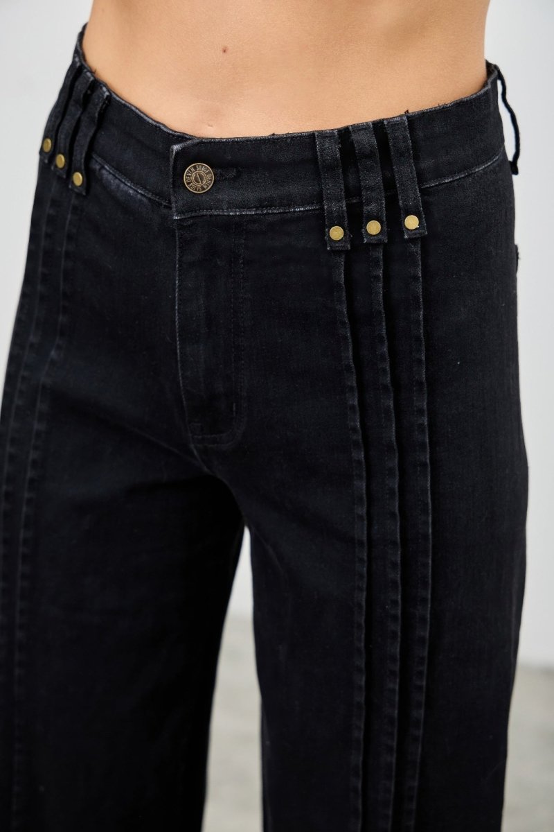 Stretch Denim Jeans – High Waist Straight - Leg Fit - Saige Denim Women&