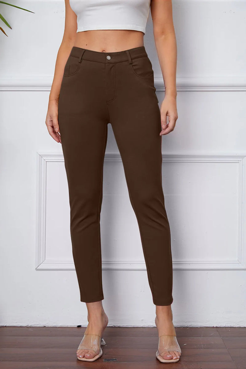 StretchyStitch Pants by Basic Bae - AMVIM