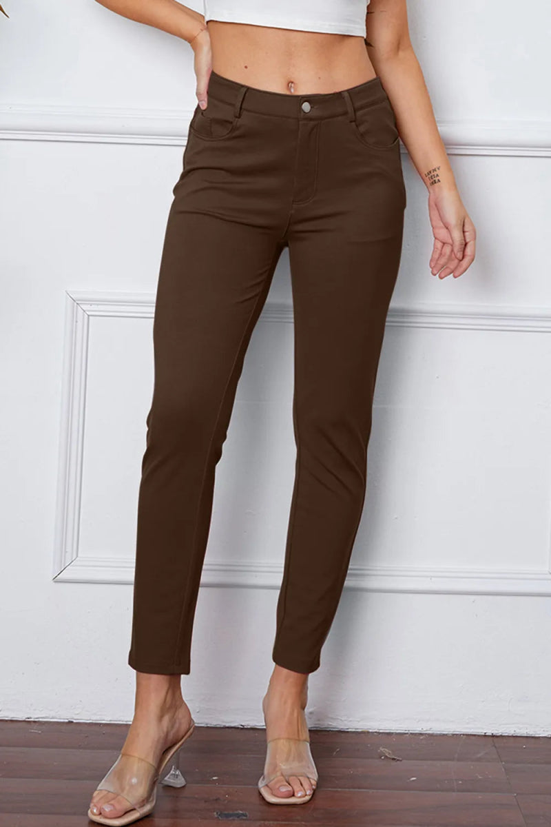 StretchyStitch Pants by Basic Bae - AMVIM