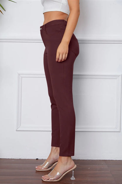 StretchyStitch Pants by Basic Bae - AMVIM