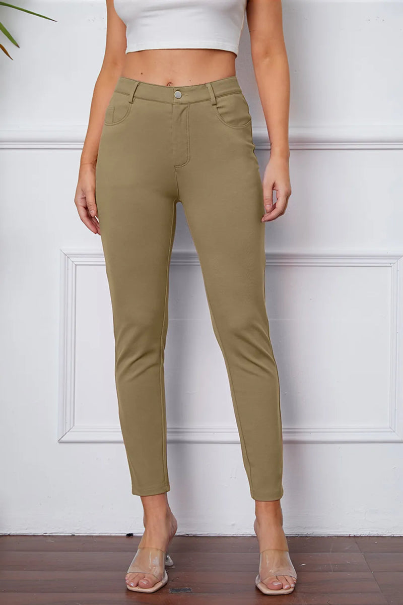 StretchyStitch Pants by Basic Bae - AMVIM