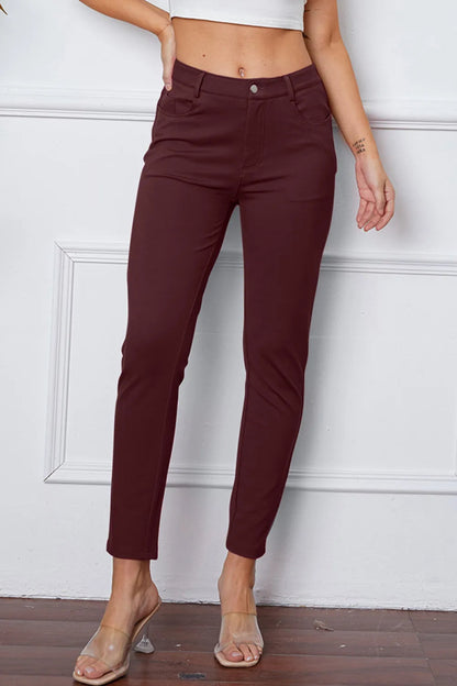 StretchyStitch Pants by Basic Bae - AMVIM