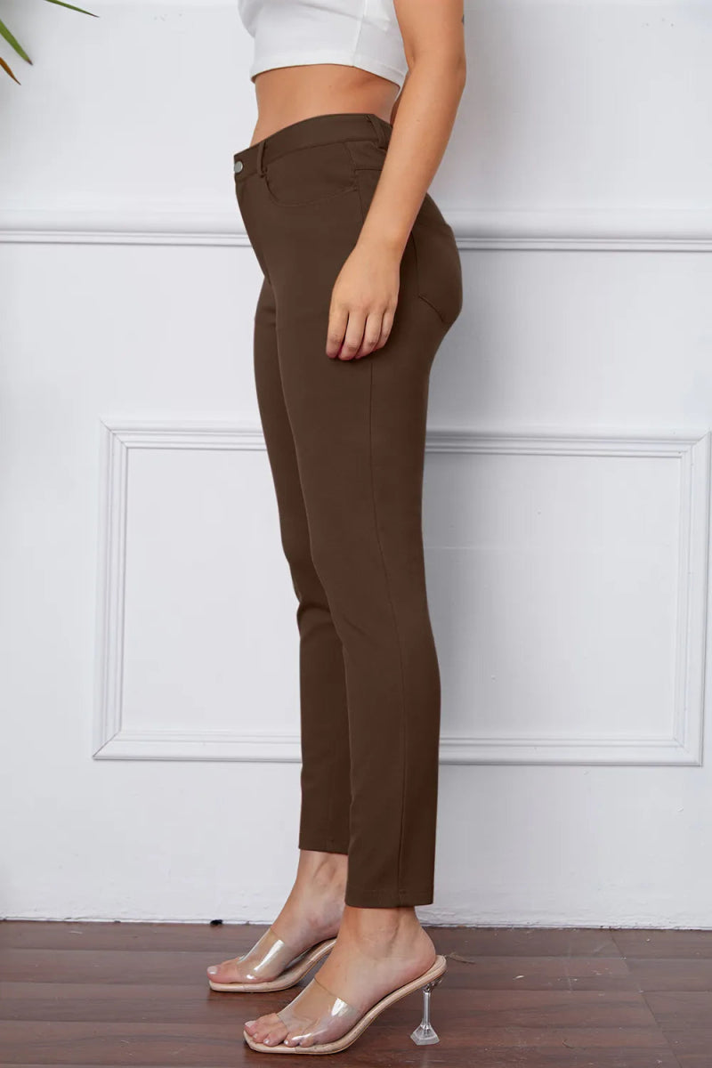 StretchyStitch Pants by Basic Bae - AMVIM